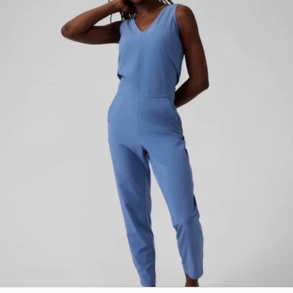 Women's Blue Jumpsuit ATHLETA